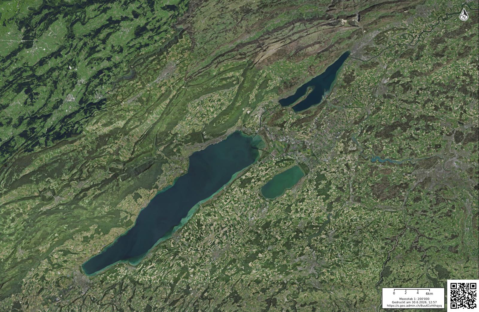 Revierkarte Dreiseenregion